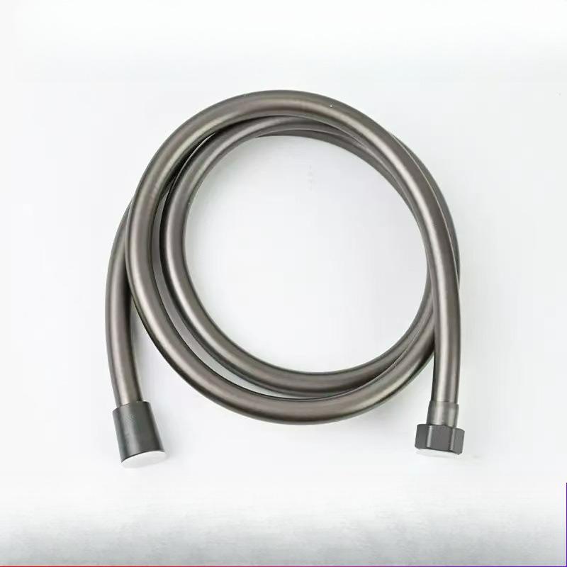 Pvc Pipe 2m/1.5m/1.0m Super Soft Silicone Shower Hose Anti-twist Gun Metal Bathroom Pipe Long Water Pipe High Quality