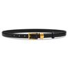 Ladies Internet Celebrity Belt Ladies Buckle Real Cowhide Ladies Thin Belt Fashion Versatile Decorative Dress Belt