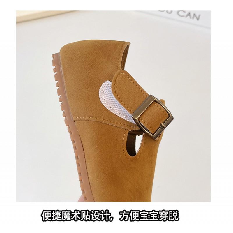 Kids Soft Sole Leather-Look Loafers Toddlers Children Breathable Casual Shoes Fall