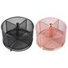 Hollowed-out Makeup Brush Storage Bucket 4 Compartments Desktop Storage Container  Girl Gift