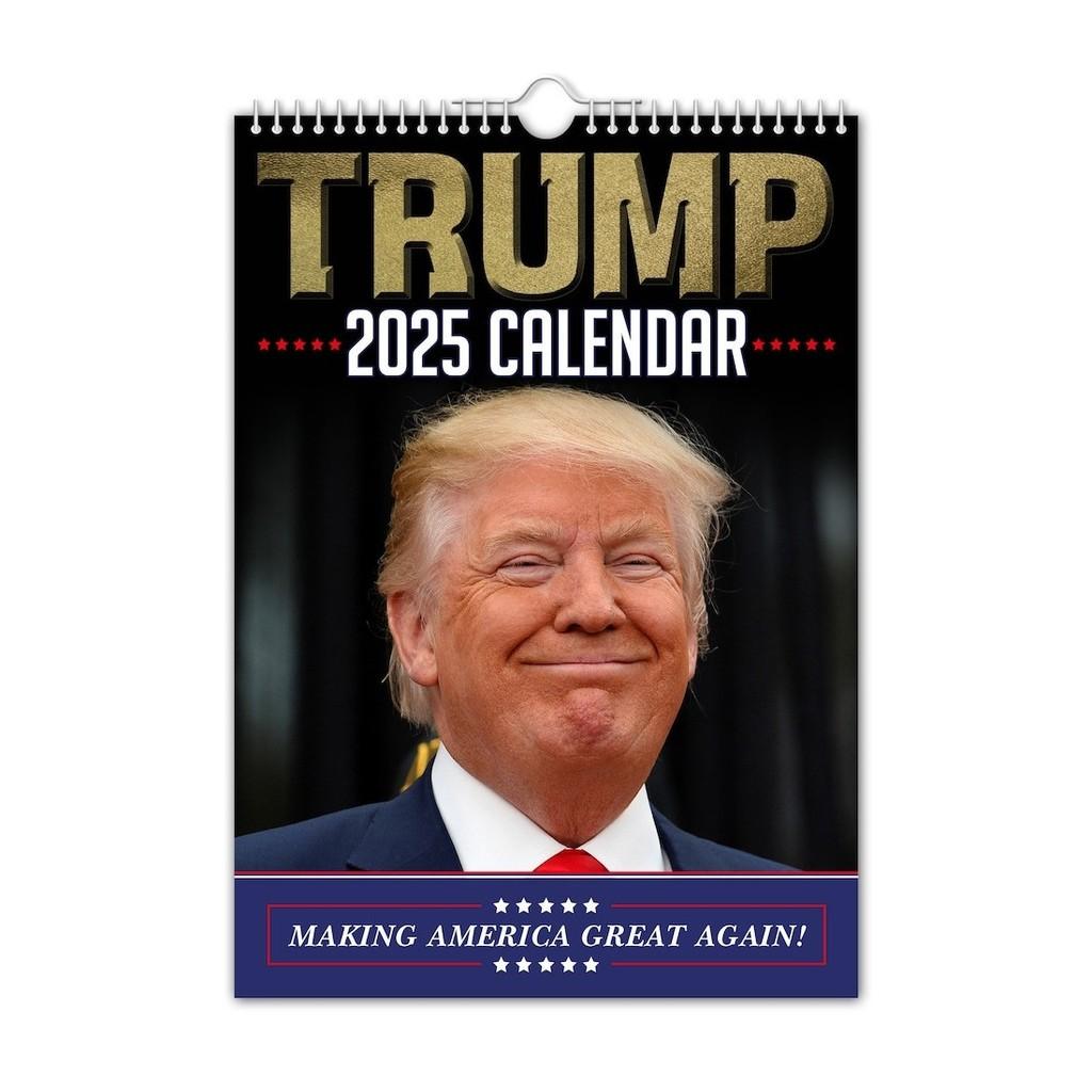 2025 Donald Trump Calendar Desktop Living Room Bedroom Decoration Pendant Wall