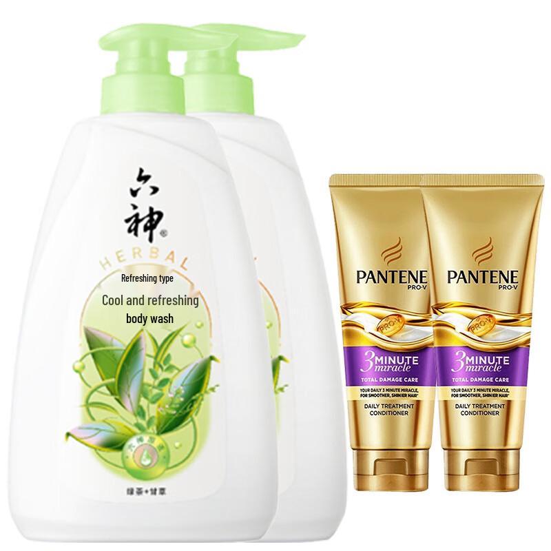 

Liùshén Fresh & Moisturizing Shower Gel & Repair Cream Set