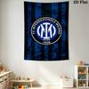 Inter Milan Iconic Crest Design Bedding 1 Duvet Cover 2 Pillowcase Without Core Christmas Birthday Gift Bedding Set