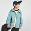 Boys' Water-Repellent Hooded Softshell Jacket