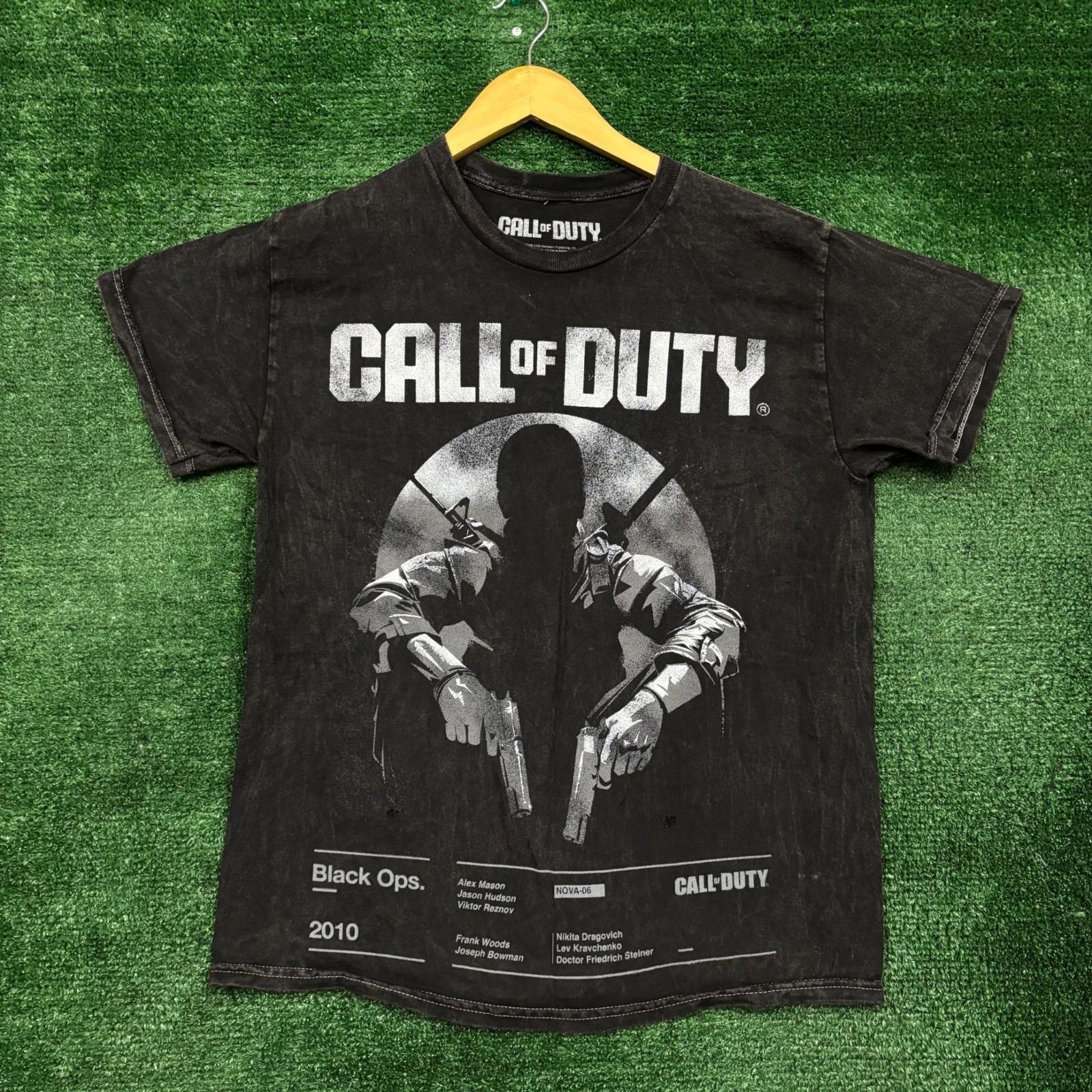 Call of Duty: Black Ops Mineral Wash Size Medium Unisex T-Shirt XXL