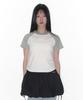 AMES-WORLDWIDE Twinkle Raglan Crop Tee White