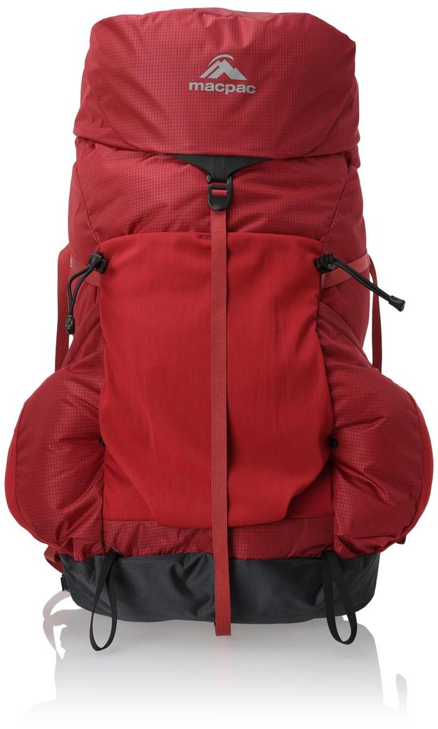 macpac Harper 50 Backpack (MM62358 Garnet W2) - Unisex Backpack for Hiking, Trail Running, and Mountaineering.