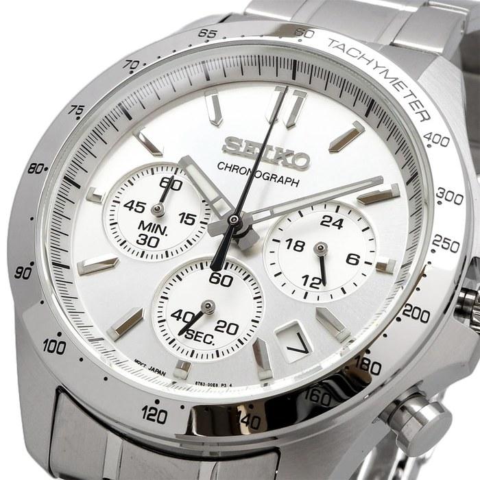 Seiko Chronograph Quartz Watch Men's SBTR009 Silver