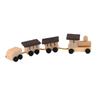 1/12 Dollhouse Miniature Accessories Mini Wooden Train Simulation Model Toys for Doll House Decoration