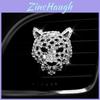 Neuer Leopard Auto-Lüftungsschlitz Parfüm Aromatherapie Clip Mit Diamant Leopardenkopf Personalisierte Auto-Innenraumdekoration