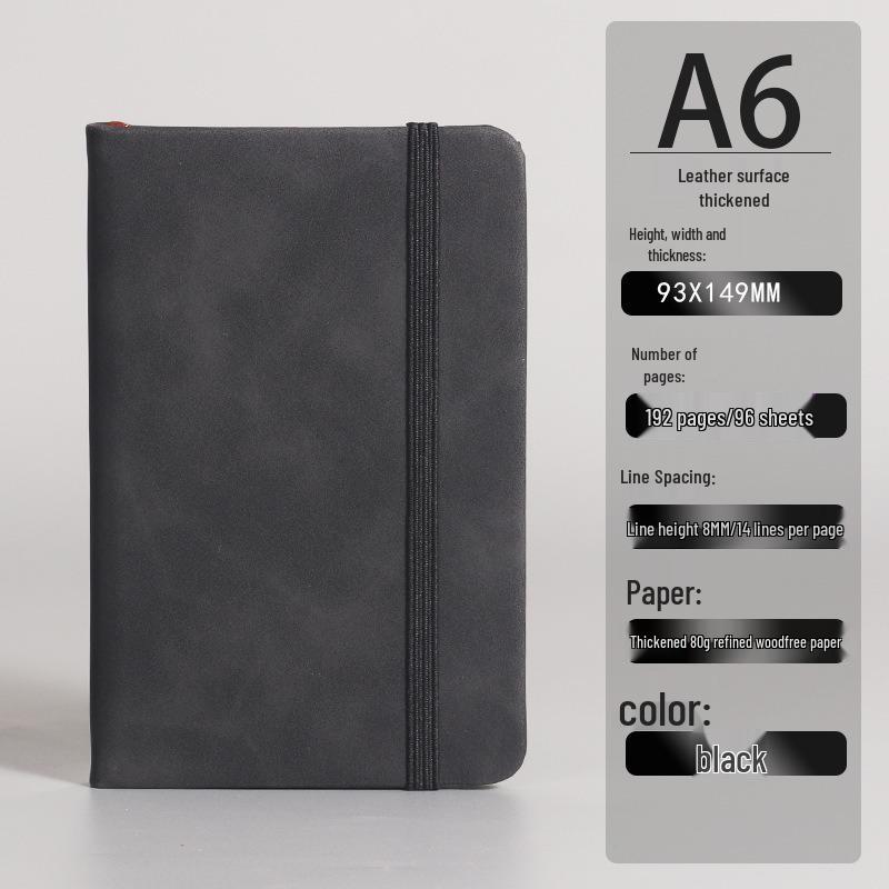 Mini A6 Business Notebook - Portable, Cute, and Customizable with Logo Printing