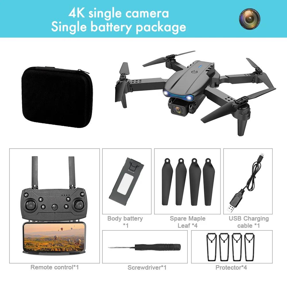 4K HD Single Camera with GPS 5G WIFI Wide Folding Aircraft Professional Drone K3/E99 Angle FPV Real-time Transmission RC