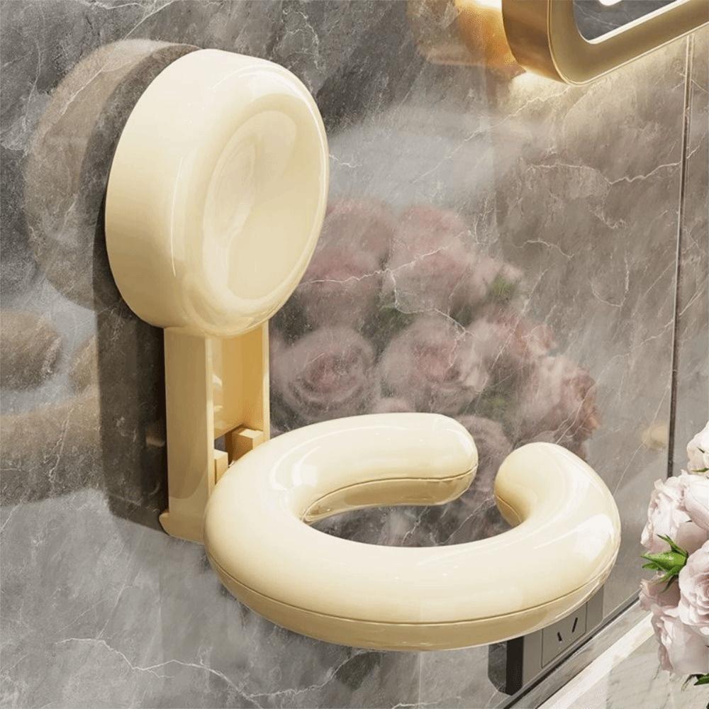 Punch-Free Hair Dryer Racks Plastic Blow Dryer Holder Multifunctional Hair Dryer Holder  Home