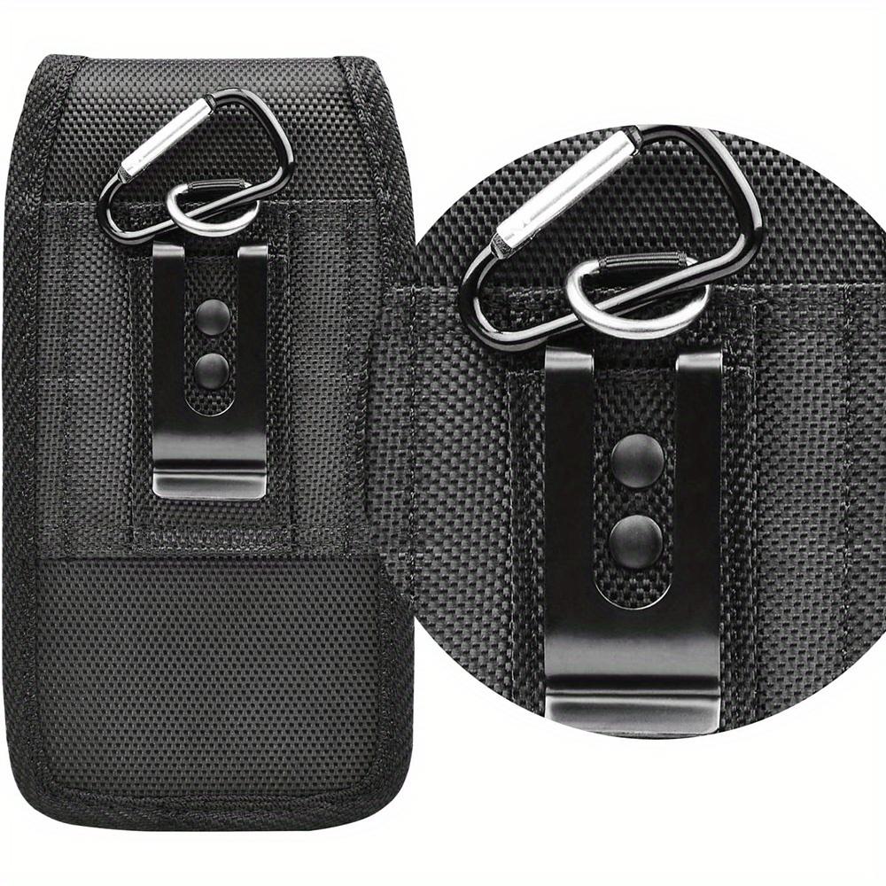 3.5-6.8inch Phone Nylon Pouch Cell Phone Belt Clip Carrying Holster Case Waist Bag for IPhone, Samsung Galaxy