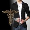 Men's Fashion Suit Brooch Simple Diamond Tassel Metal Wedding Dress Suit Brooch Collar Pin