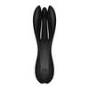 Sextoy - satisfyer - threesome 2 - noir - silicone médical - 3 moteurs puissants
