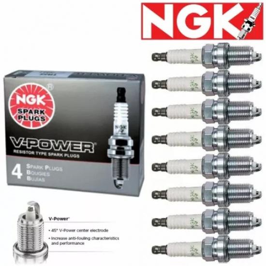 8 Pack Spark Plugs  V-Power 3346 BR7EF 3346 BR7EF Tune Up Kit Set nl