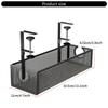 Hanging Wire Basket Under Shelf Organizer Desk Storage Solution For Kitchen Office Pantries Bathroom And Closet