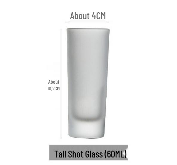 Er Ma Rainbow Shot Glass - Small Straight KTV Bar Cocktail Glass (B52, Jägermeister Cup)
