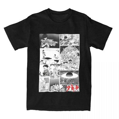 Akira Unisexga T Shirts Merch Unisex Women's Pure Cotton Vintage Tees Short Sleeve Clothes Summer