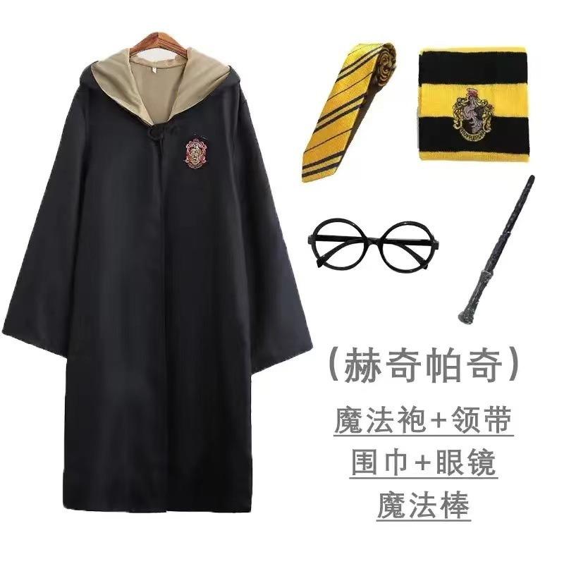 Harry Potter Cosplay Kostüm Magier Robe Kleidung Zubehör Erwachsene Kinder Schuluniform Halloween Umhang