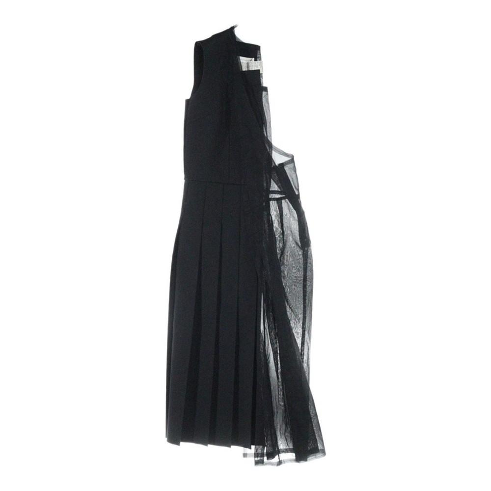 

COMME des GARCONS 99AW Асиметрична сукня-сорочка зі складками Чорна Вживана b70d Унісекс Футболка M