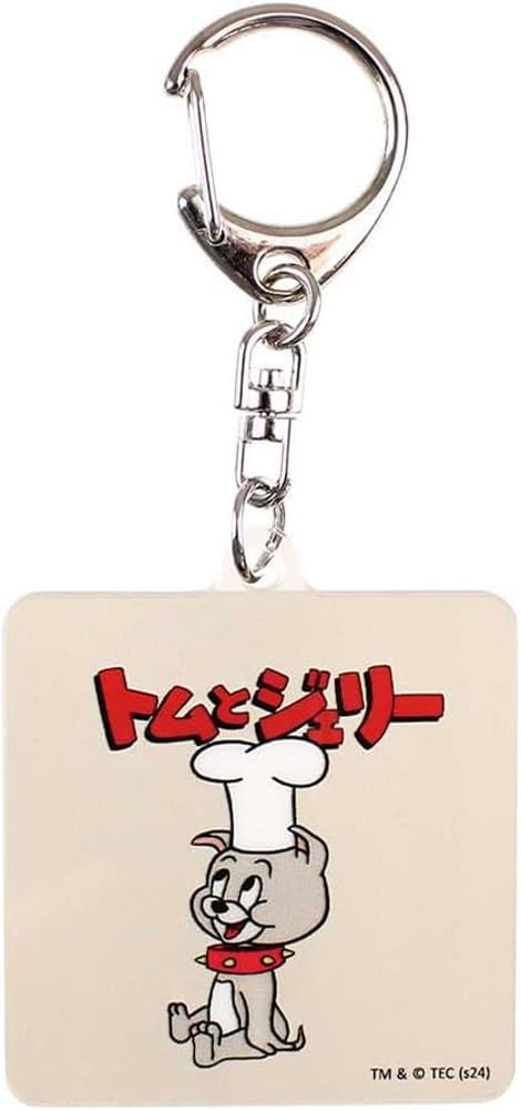 T's Factory Tom and Jerry Tyke Color Acrylic Keychain Funny Retro H5.1×W4.5×D0.3cm TJ-5546097TY