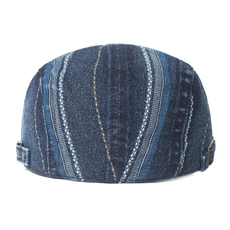 Hat Men'S Spring Summer Sunscreen Forward Hat Sunshade Duck Tongue Beret Women'S Outdoor Denim  Windproof Breathable Comfortable