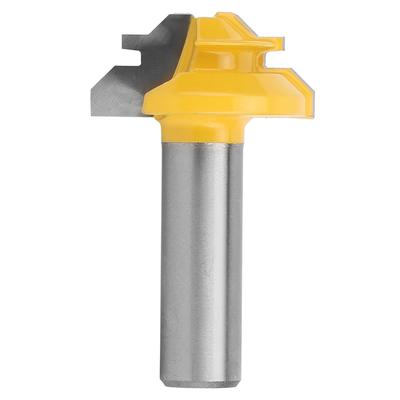 Fresa a 45 gradi 12x138 in metallo duro cementato per taglio legno