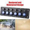 Multi Port Sockets and Switches Camping Car Accessories 6 Position 12V Toggle Switch Caravan On/Off Button For Motorhome RV