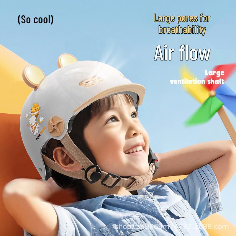 

Детский электрический велосипедный шлем с сертификатом 3C - Безопасность для мальчиков и девочек Sakura Pink [Short Tea Visor]