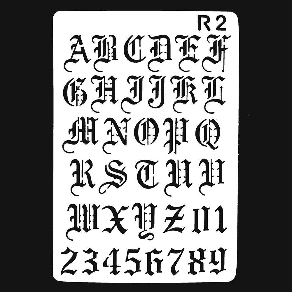 

Канцелярские принадлежности ремесло живописный трафарет стены цифры буквы DIY шаблон для тиснения 2#