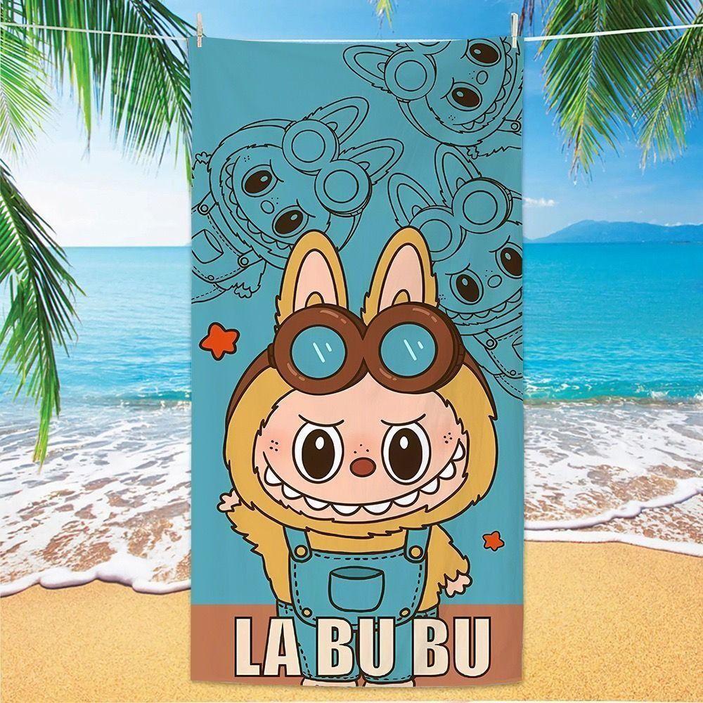 Cute Cartoon Children's Bath Towels, Running Sports Quick-drying Towels, Swimming Bath Towels, Beach Towels