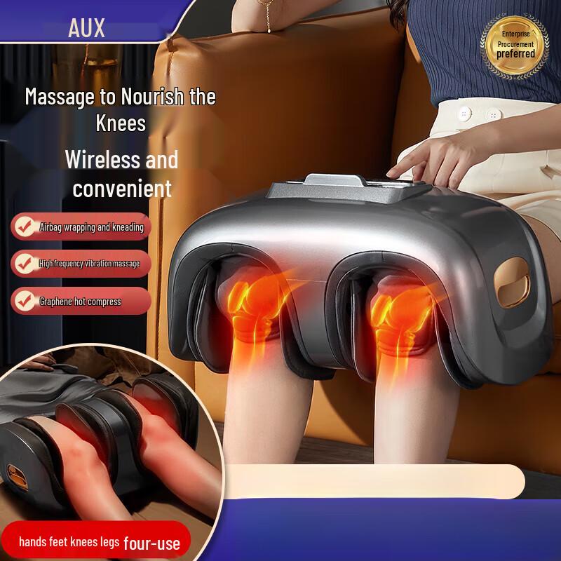 AUX Smart Foot and Leg Massager with Heat Therapy