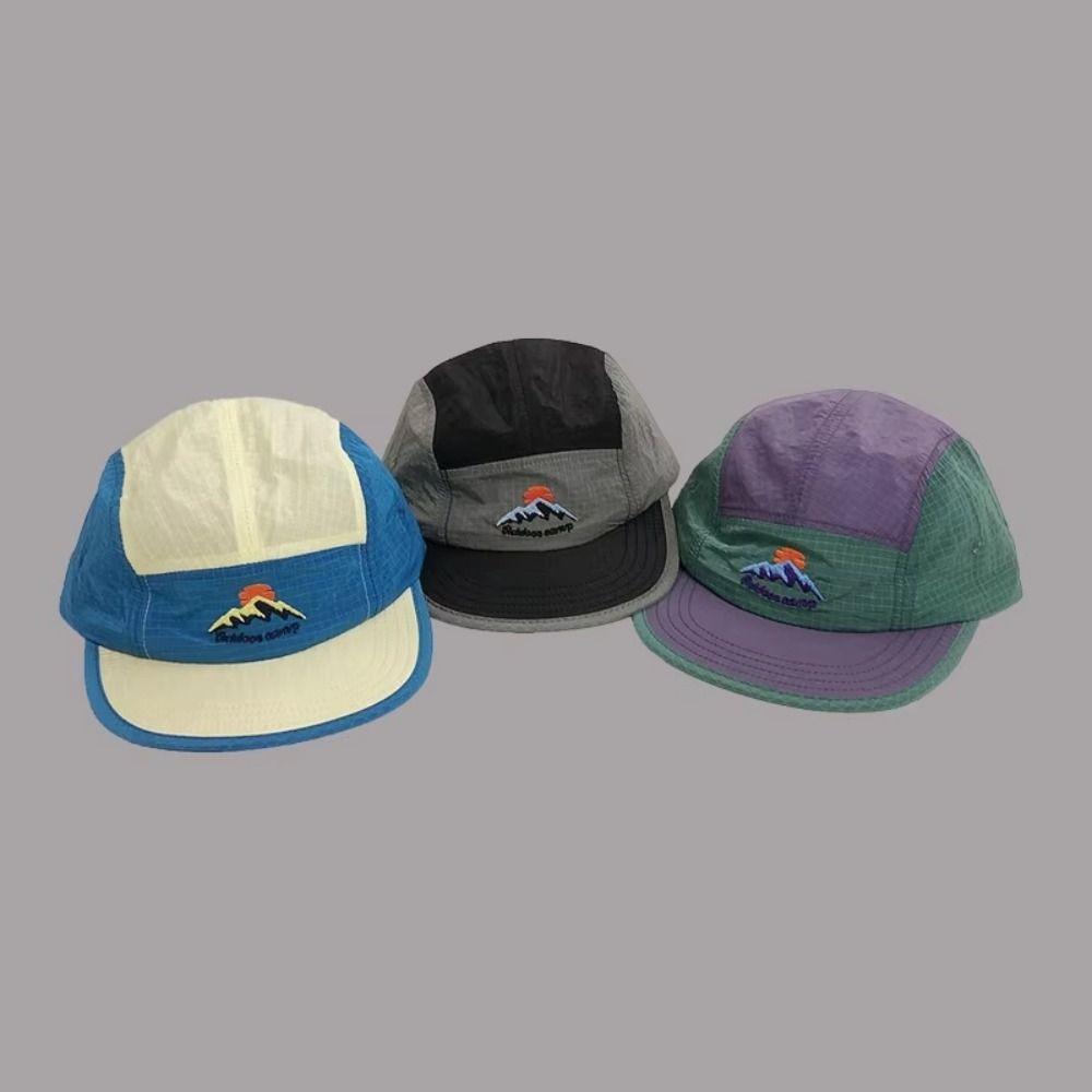 Color Matching Baseball Cap Quick-drying Hiking Camping Hat Men's Summer Hats  Running Cap