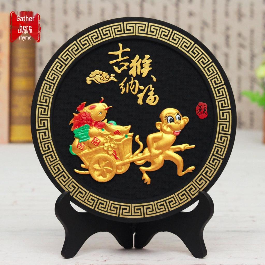 Yellow Crane Tower Scenic Handcrafted Ornaments - Custom Creative Business Gifts