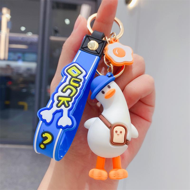 

Cartoon Cute Keychain Pendant, Bag Pendant One Size белый