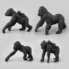 Wild Forest Animal Model Simulation Chimpanzee Family, Static Ornament Doll Toy