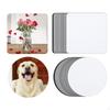 24Pieces Square Sublimation Coaster Blank Cup Mat Rubber Coasters Heat Transfer
