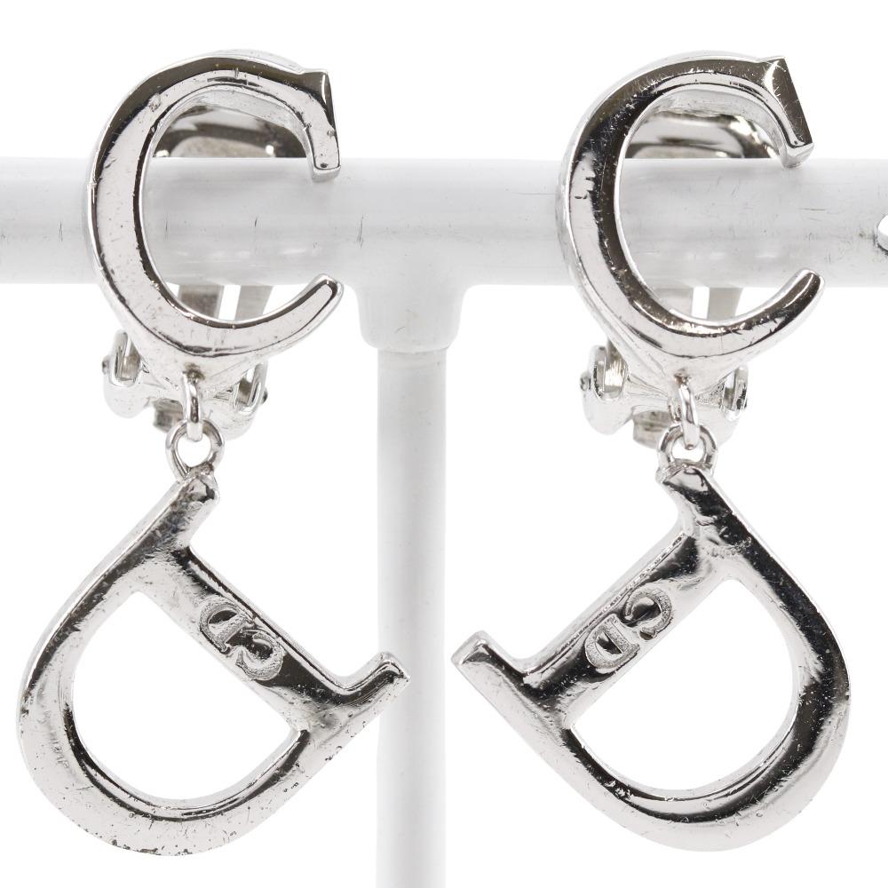

Dior CD Earring Silver metallic 5.5g Women Used