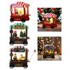 Christmas Scene Snow House Scene Decoration Gift Creative Glowing LED Lighted Miniature Resin Ornament Village Building House