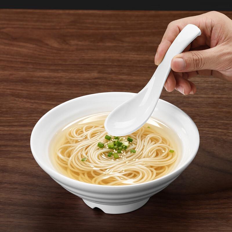 Food Grade A5 Melamine Soup Spoons (10-Pack)
