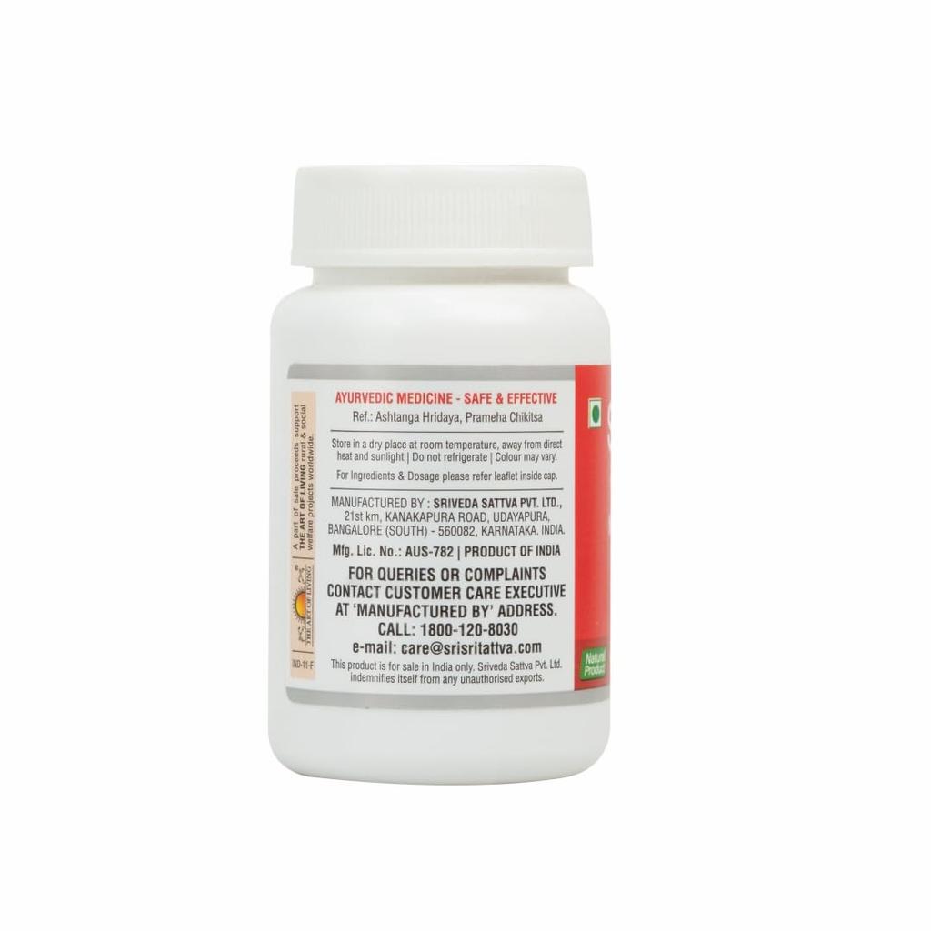 Sri Sri Tattva Nishamalaki Tablet 60 Tabs X Pack of 2 | Herbal Sugar Support & Wellness Aid