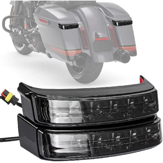 Saddlebag Housing Tail Run Brake Turn Light Lamp for Touring Street Road Glide CVO Electra Glide Ultra Classic Ultra 2014-2024