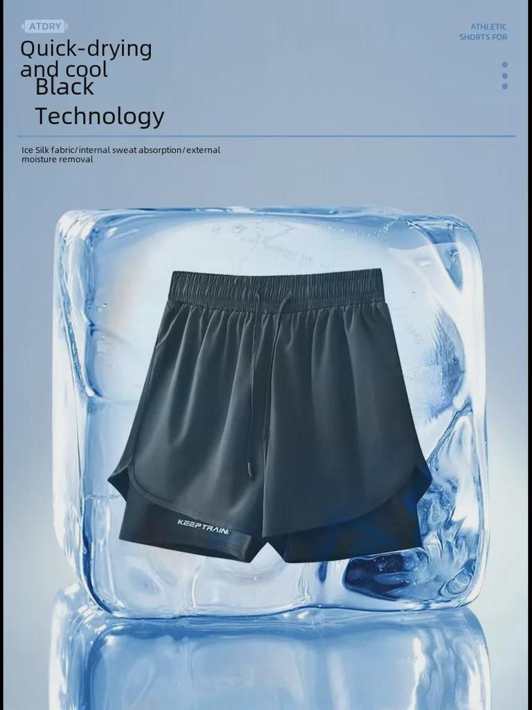 Men's Quick-Dry Summer Sports Shorts for Basketball, Running, and Fitness - Anti-Embarrassment Design