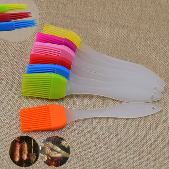 Silicone BBQ Sauce Oil Brush Handle Cake Butter Pastry Cook Baking Barbeque Tool