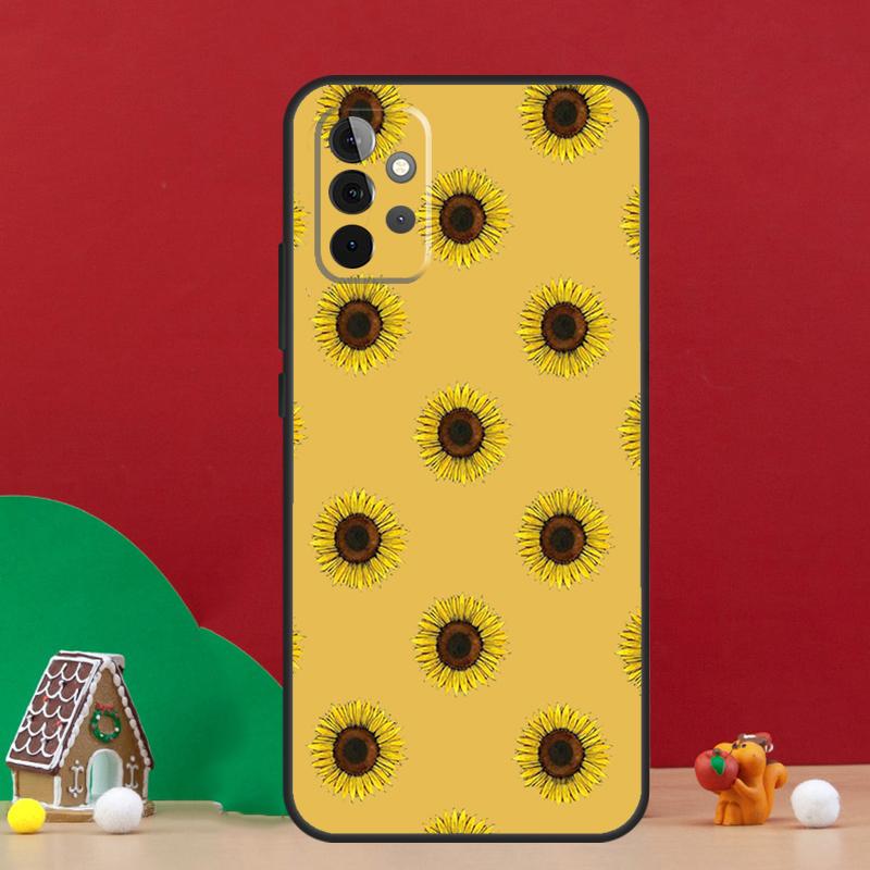 Daisy Sunflower Floral Flower Case For Samsung Galaxy A56 A33 A13 A36 A23 A52 A32 A12 A54 A34 A14 A16 A53 A15 A35 A55 A17