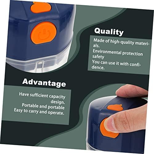 1satz Electric Garlic Chopper Mini Wireless Food Processor Portable Kitchen Grinder Easy Clean Baby Food Maker