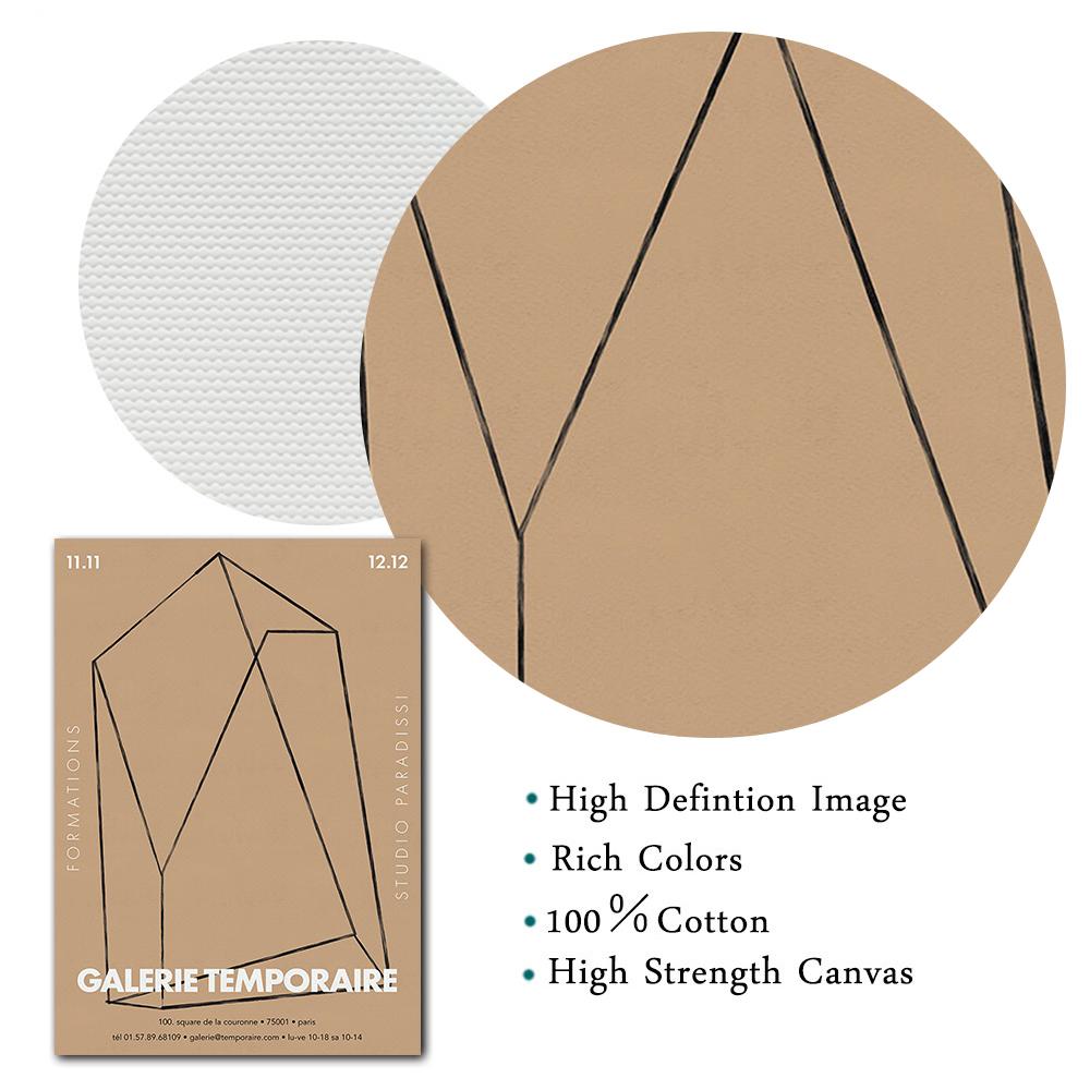 Minimalist Style Geometric Abstract Line Figures Nordic Posters And Prints Wall Art Canvas Painting Living Room Home Decoration