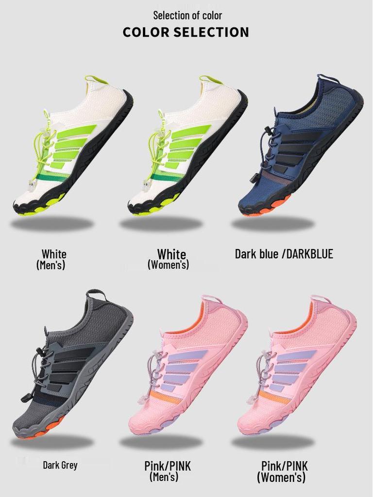 Chaussures de Plage et de Fitness Antidérapantes Respirantes pour Couples - Semelle Souple, Port Extérieur et Décontracté